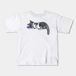 Ash the Cat as a Cute Cartoon Kids T-Shirt